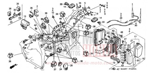 FAISCEAU DES FILS GL1500AV de 1997